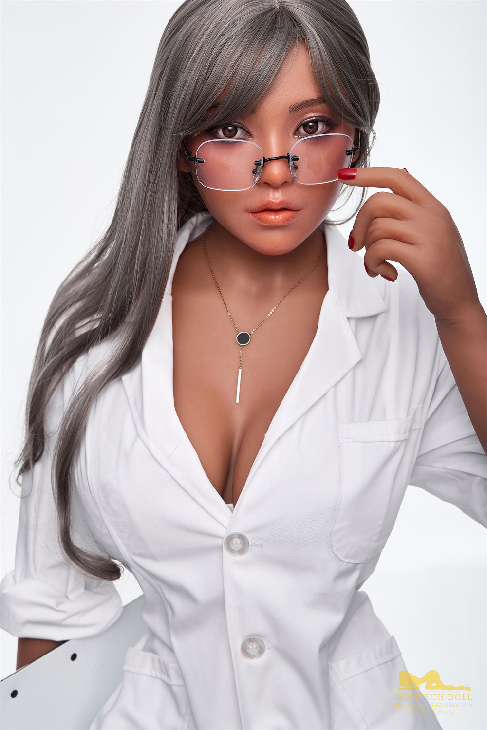 TPE 164cm S40 Dark Tanned Irontech Doll TPE Sex Doll