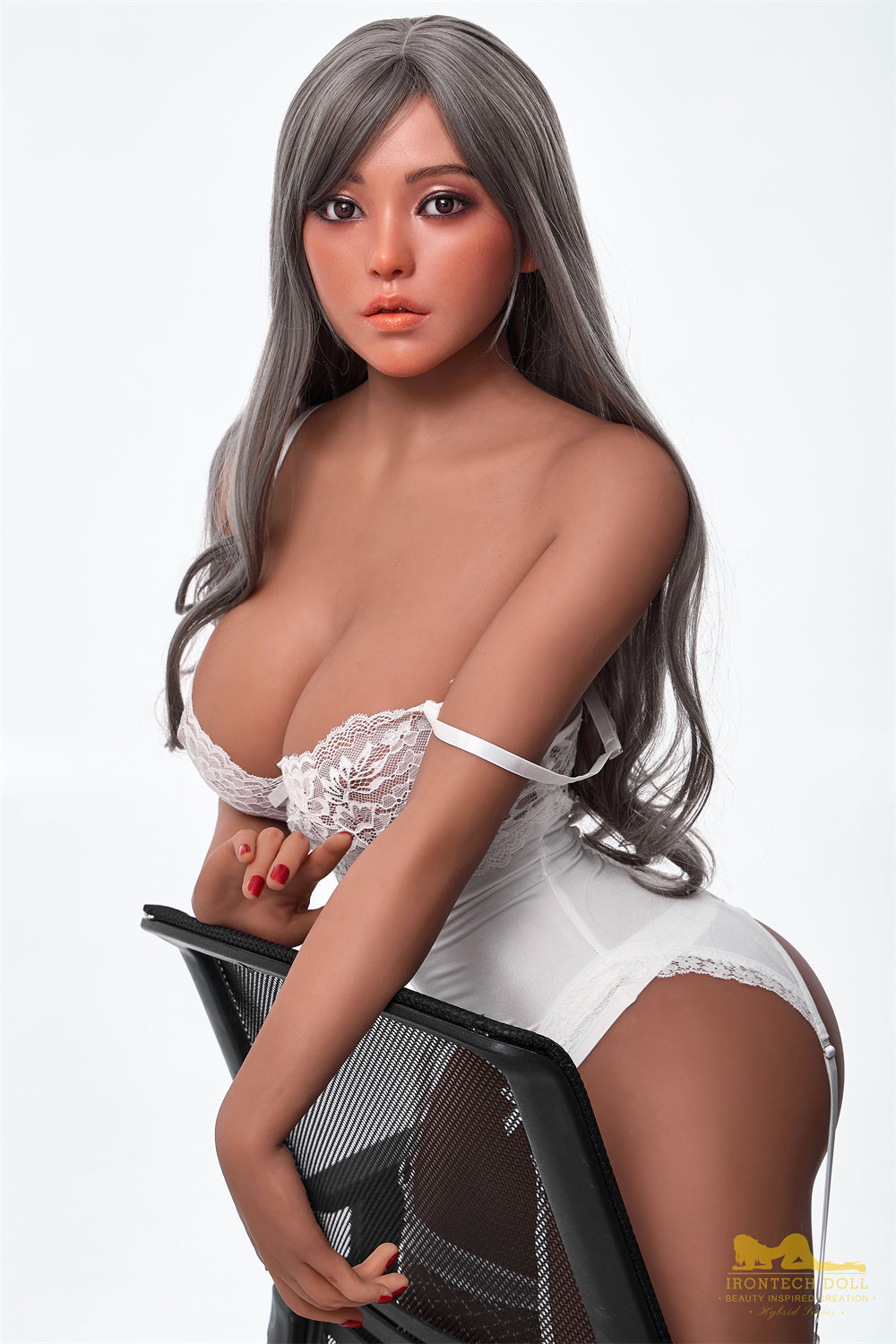 TPE 164cm S40 Dark Tanned Irontech Doll TPE Sex Doll